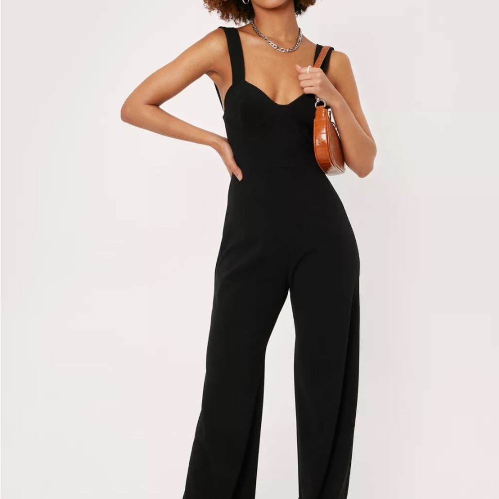 Elegant Black Jumpsuit - Nastygal